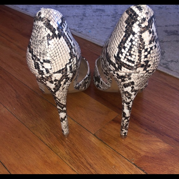 Snake skin pointy toe heel - Picture 3 of 4